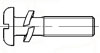 米制開槽盤頭螺釘和彈墊組合 SEMS[Table 1]