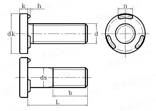 DIN  34817 - 2001 焊接螺钉