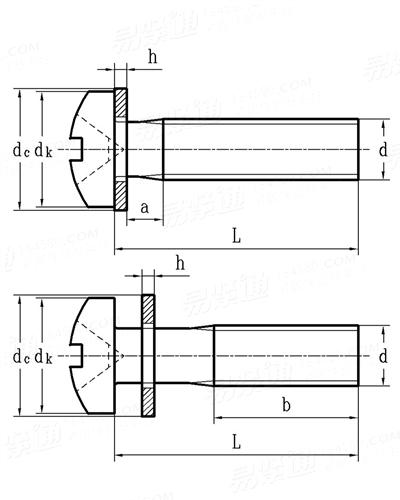 GB /T 9074.1 - 1988 十字槽盤頭螺釘和平墊圈組合