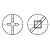 扁圓頭螺釘複合十字槽型式 [Table 26]