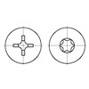 圆头凸缘（带垫、带介）螺钉凹槽型式 [Table 39]