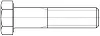 米制粗六角螺釘 (F568M, F738M, F468M)