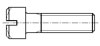 開槽圓柱頭/球面圓柱頭小螺釘 [Table 1] (A276, B16, B151)