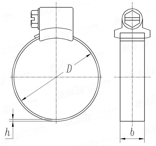CB /T 679 - 2000 焊接式螺旋管箍 CG和CN型