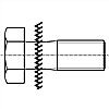六角頭螺栓和外齒鎖緊墊圈組合  表4