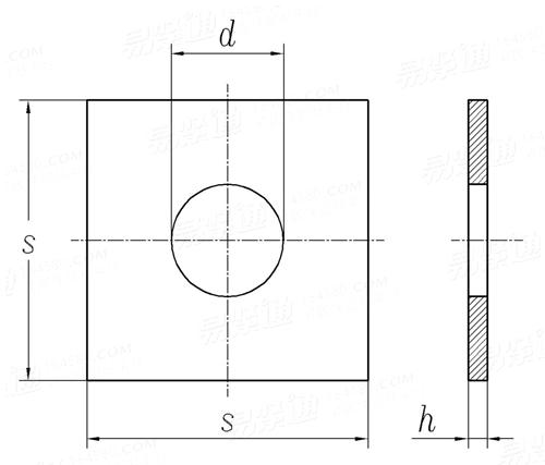 CNS 155 - 1994 方垫圈