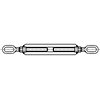 花篮螺栓(索具螺旋扣) - 开式OO型螺杆焊接螺旋扣