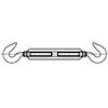 花籃螺栓(索具螺旋扣) - 開式CC型螺杆模鍛螺旋扣