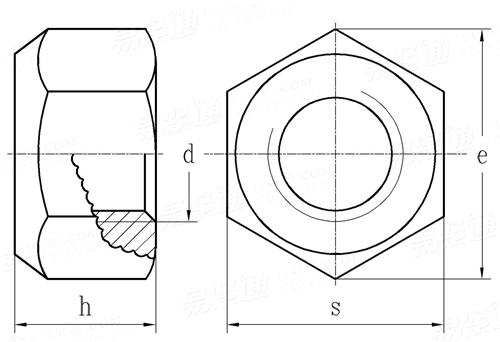 DIN EN ISO  7719 - 2013 5、8、10級全金屬1型六角鎖緊螺母