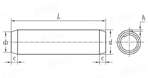 JIS B 2808 (CH) - 2013 重型卷制彈性圓柱銷 [Table 8]