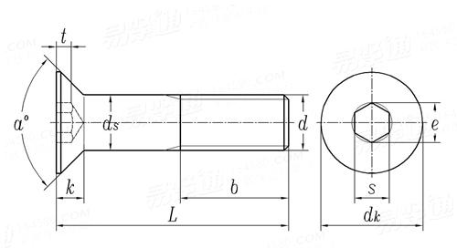 ASME B 18 3 2003 R2008 Hexagon Socket Flat Countersunk Head Cap Screws ASME B 18 3 2003 R2008 Hexagon Socket Flat Countersunk Head Cap Screws