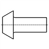 圆锥头实心铆钉 [Table 3] (A31, A131, A152, A502)