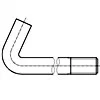 吊鉤螺栓，銳角彎頭 (F468, F593, F1554, A307, A193/A193M, A320/A320M, SAE J429)