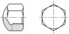 低型六角蓋形螺母