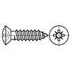 Type IA cross recessed undercut oval countersunk head tapping screws - Type AB Thread Forming [Table 26]