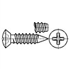 Type II cross recessed undercut oval countersunk head tapping screws - Type B and BP Thread Forming [Table 27]