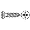 Type II cross recessed undercut oval countersunk head tapping screws - Type AB Thread Forming [Table 27]