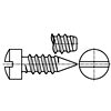 Slotted Fillister Head Tapping Screws - Type B and BP Thread Forming [Table 35]