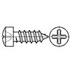 Type II Cross Recessed Fillister Head Tapping Screws - Type A Thread Forming [Table 38]