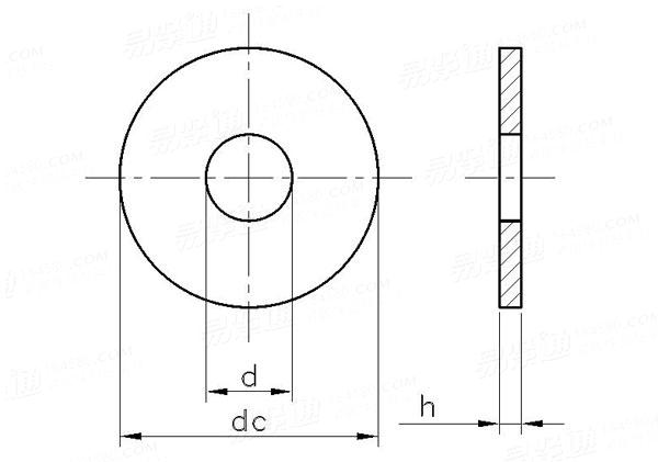ISO  887 - 2000 (R2006) 平墊圈，用于公制螺栓，螺釘和螺母
