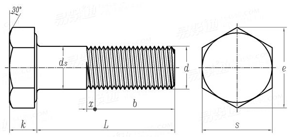 AS /NZS 2465 - 1999 (R2016) 美制六角螺栓 - UNC, UNF螺紋