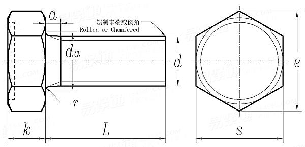 AS /NZS 1427 - 1996 米制凹穴六角头机械螺钉 [Table 6]