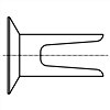 沉頭開口型鉚釘 [Table 8]