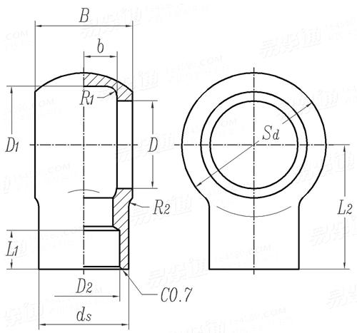 JB /T 6013 - 2011 柴油機 低壓金屬油管組件 技術條件 - 鉸接式管接頭體