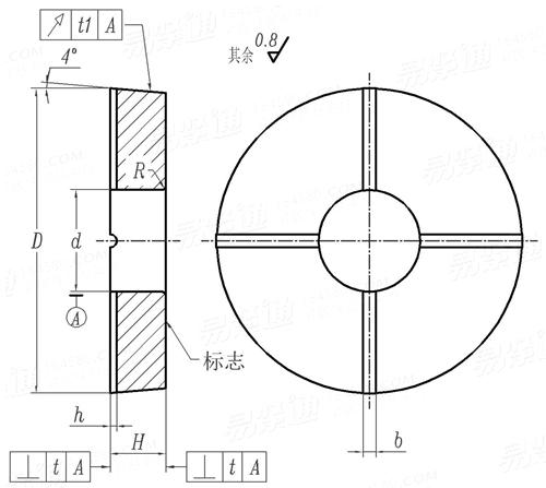 JB /T 4212.12 - 1996 冷镦内六角圓柱頭螺釘模具 六角凹模片(适用于GB70)