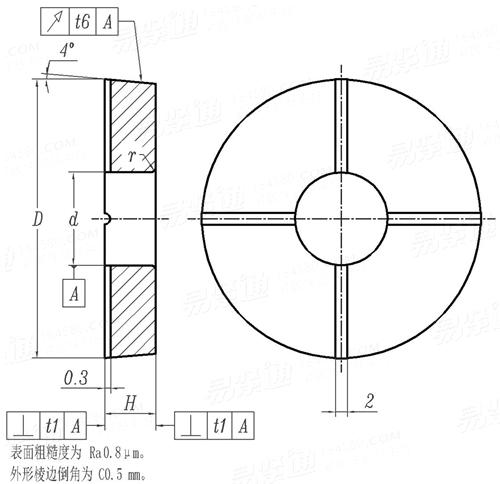 JB /T 4212.5 - 2014 内六角圆柱头螺钉冷镦模 A1、A2型六角凹模片(适用于GB70.1)