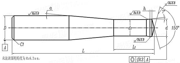 JB /T 4210.10 - 2014 六角螺母冷镦模 沖孔沖頭 B1型 (适用于GB6170、GB6175)