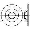 英制，壓緊彈簧螺母 - 平邊圓螺母（軸承夾）