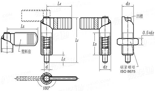 YJT  19052 (-2) (GN 721.6) 不锈钢凸轮式分度销