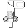 凸輪式分度銷-帶法蘭/壓鑄鋅導軌