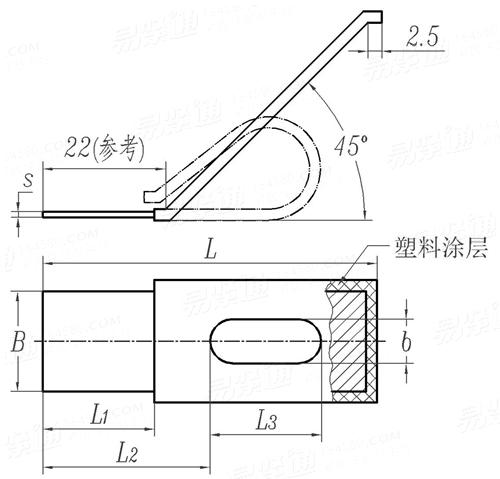 QC /T 372 - 1999 焊接式单头夹片