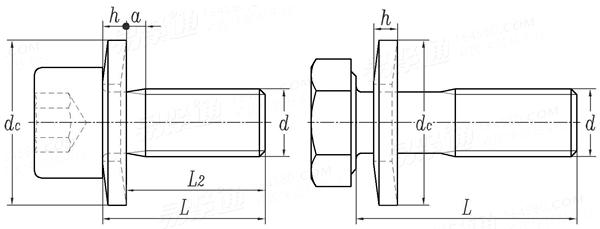 DIN  6900-5 - 1990 錐形彈性墊圈與螺釘組合件