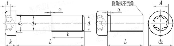 JASO F 116 - 2005 梅花槽矮圓柱頭螺栓