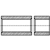 钢制螺纹管件 表11 - 重型外接头和半外接头