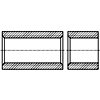 钢制螺纹管件 表12 - 中型外接头和半外接头