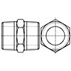 英标BS EN 10241 (T14) - 2000 BS EN10241 10 钢制螺纹管件 表14- 外六角等径内接头