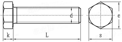QJ  2581 (A) - 2011 钛合金六角头全螺纹螺栓