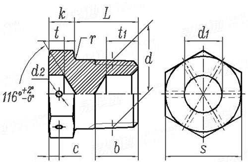 SAE AS 4862 - 1995 (R2007) 六角頭外螺紋管塞