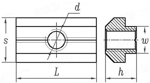 YJT  3042 30/40型材用方形滑塊螺母