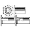 薄材(0.025inch 或0.63mm)用六角頭壓鉚通孔螺柱