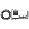 平頭條紋盲孔鉚螺母